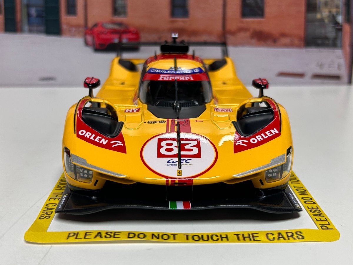 распродажа! Burago 1/18 Ferrari 499P #83 WEC Qatar 2024 Kubica Shwartzman Ye Ferrari BBurago