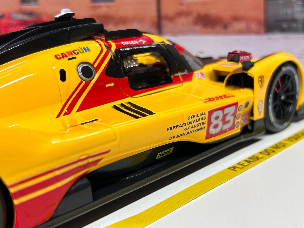 распродажа! Burago 1/18 Ferrari 499P #83 WEC Qatar 2024 Kubica Shwartzman Ye Ferrari BBurago