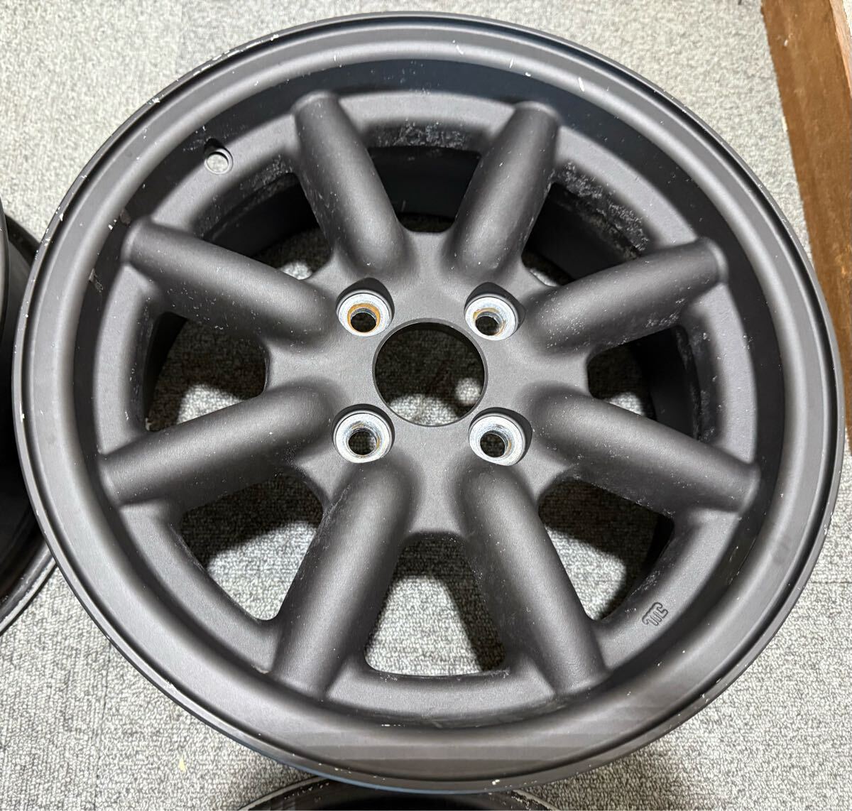 TRAZZA 8スポーク 14×6J +22 PCD100 4H ワタナベRS-8風 当時物