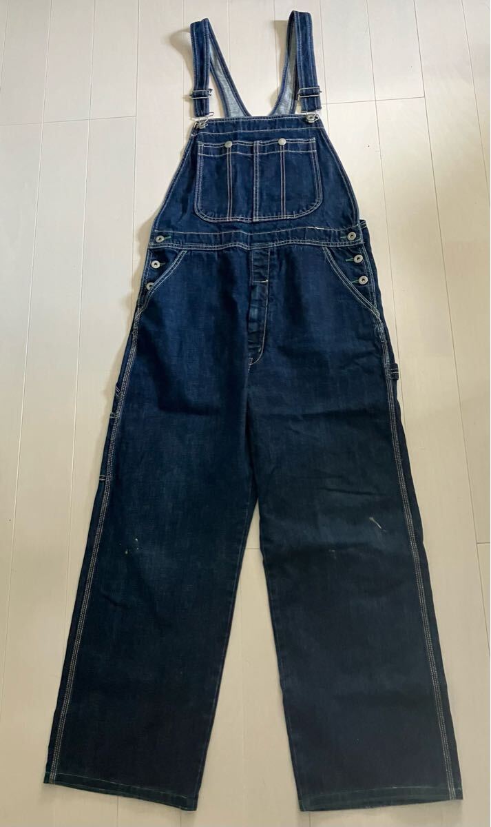 BIG JOHN ビッグジョン ヴィンテージ　オーバーオール　JP502 L_画像1