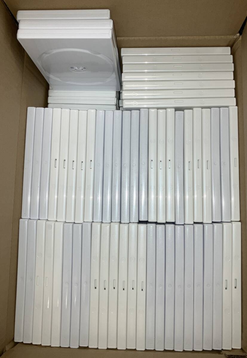 中古　DVDトールケース（白）１２０枚/ゆうパック１2０サイズ