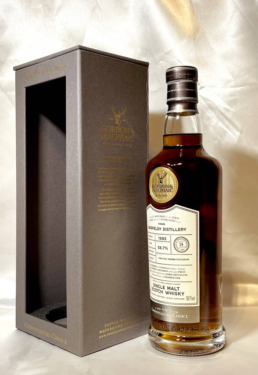 アバフェルディ 24年 1993-2018 ゴードン＆マクファイル コニサーズチョイス 58.7% 700ml　ABERFELDY　G&M 