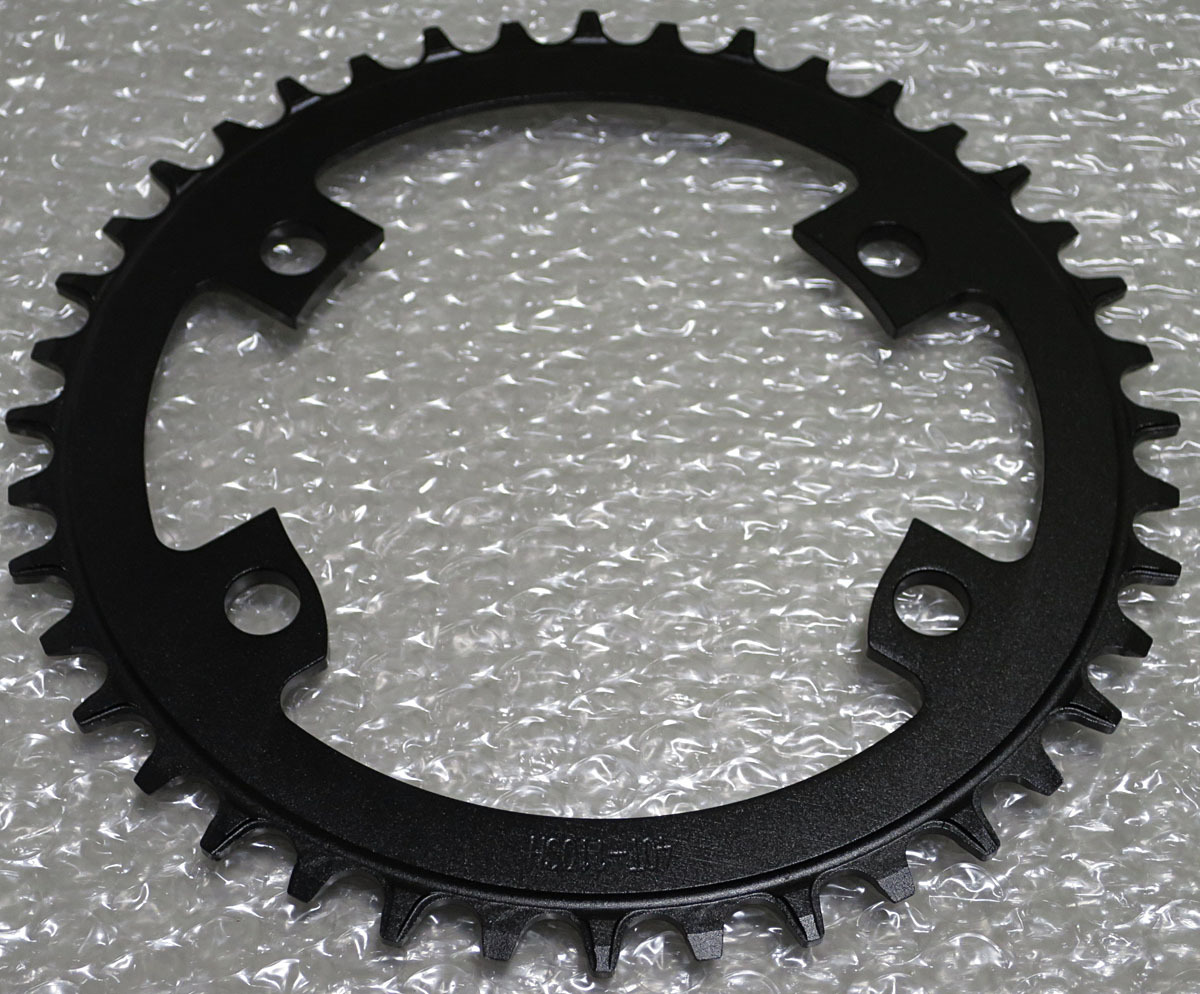 DECKAS ナローワイド 40T PCD(BCD)110 4アーム 4穴 黒色 73g チェーンリング 軽量　未使用