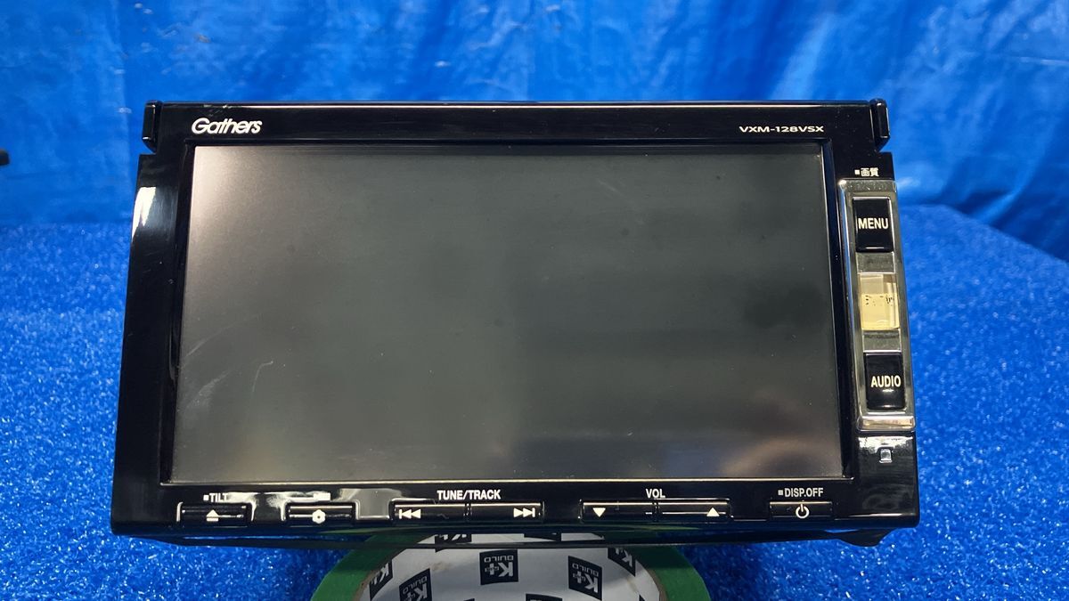 【ジャンク】ホンダ カーナビ Gathers VXM-128VSX 08A40-5R0-420 2012年地図 ワンセグ CD DVDSD
