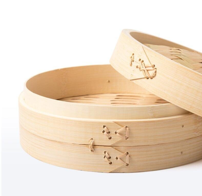 せいろ蒸し器 竹セイロ 業(yè)務(wù)用 家庭用 せいろ蒸し器 蒸し 野菜 しゅうまい 小籠包 餃子 蒸し饅頭 本體 28cm 3段蒸し+蓋