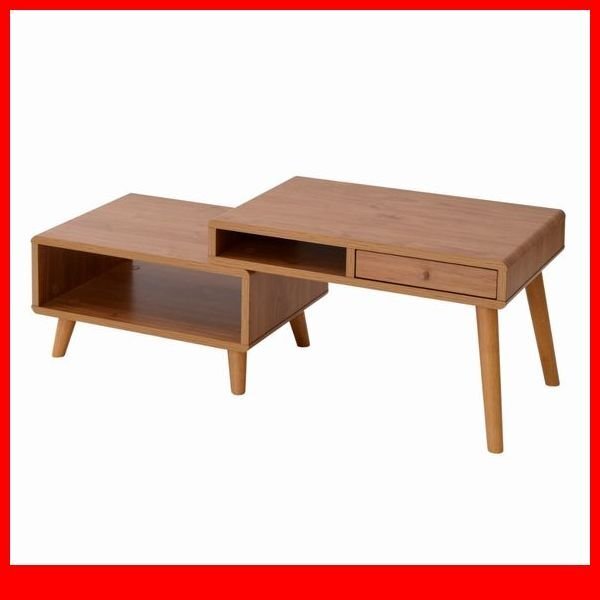 機(jī)★新品/一人暮らしに寄り添う 伸縮デスク/北歐風(fēng) コンパクト 幅65～100cm PCデスク テーブル 機(jī)能多數(shù) 背面化粧/ナチュラル/a3