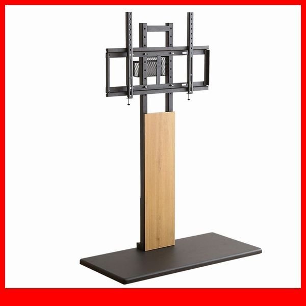 テレビ臺(tái)★新品/最大100インチ対応 頑丈テレビスタンド/32～100インチ対応 高さ調(diào)整可能 シンプル スリム 省スペース/シャビーオーク/a1
