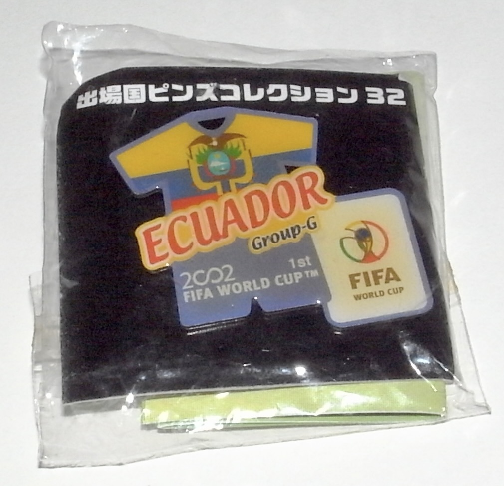 2002年FIFA日韓ワールドカップ記念ピンバッジ(コウテイ）セット ピン