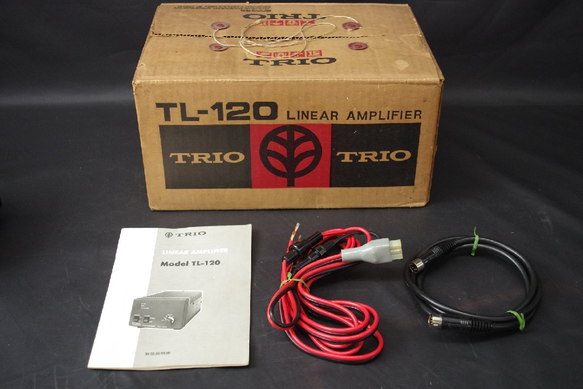  Junk TRIO Trio TL-120 LINEAR AMPLIFIER linear усилитель радиолюбительская связь рация электризация работоспособность не проверялась не использовался? б/у текущее состояние (.)