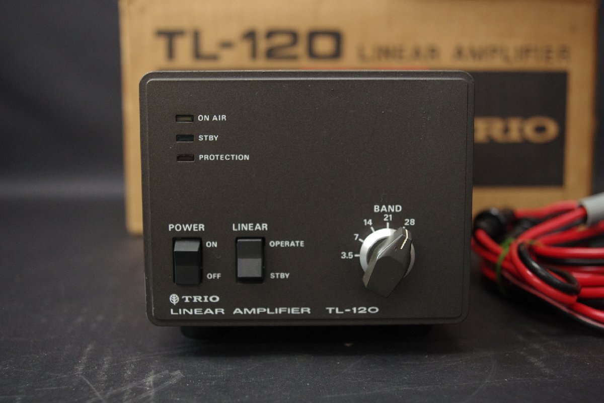  Junk TRIO Trio TL-120 LINEAR AMPLIFIER linear усилитель радиолюбительская связь рация электризация работоспособность не проверялась не использовался? б/у текущее состояние (.)
