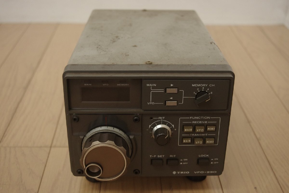  Junk TRIO Trio VFO-230 TS-830 для внешний VFO радиолюбительская связь приемопередатчик электризация NG б/у текущее состояние V