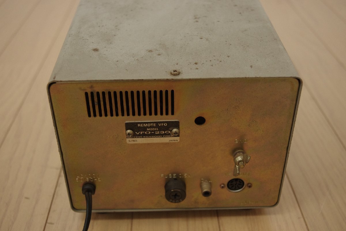  Junk TRIO Trio VFO-230 TS-830 для внешний VFO радиолюбительская связь приемопередатчик электризация NG б/у текущее состояние V