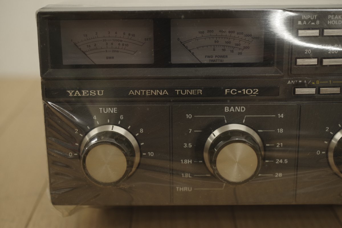  Junk Yaesu беспроводной Yaesu FC-102 антенна тюнер YAESU радиолюбительская связь электризация работоспособность не проверялась б/у текущее состояние товар (.)