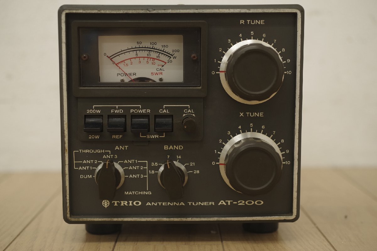 中古　TRIO トリオ　アンテナ　チューナー(AT-200) Yahoo!オークション -「trio at-200」の落札相場・落札価格