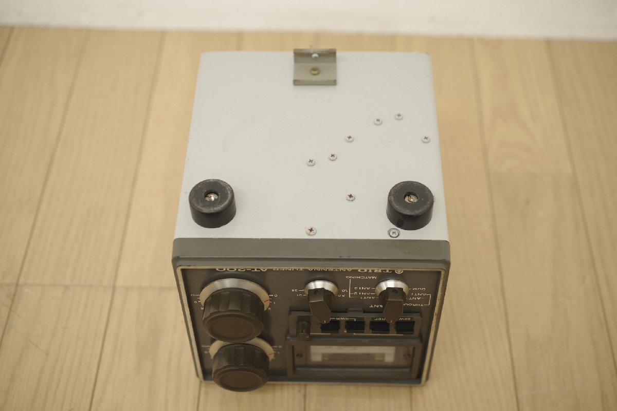 TRIO トリオ AT-200 HF アンテナチューナー ジャンク TRIO トリオ AT-200 FH帯 アンテナチューナー 通電動作
