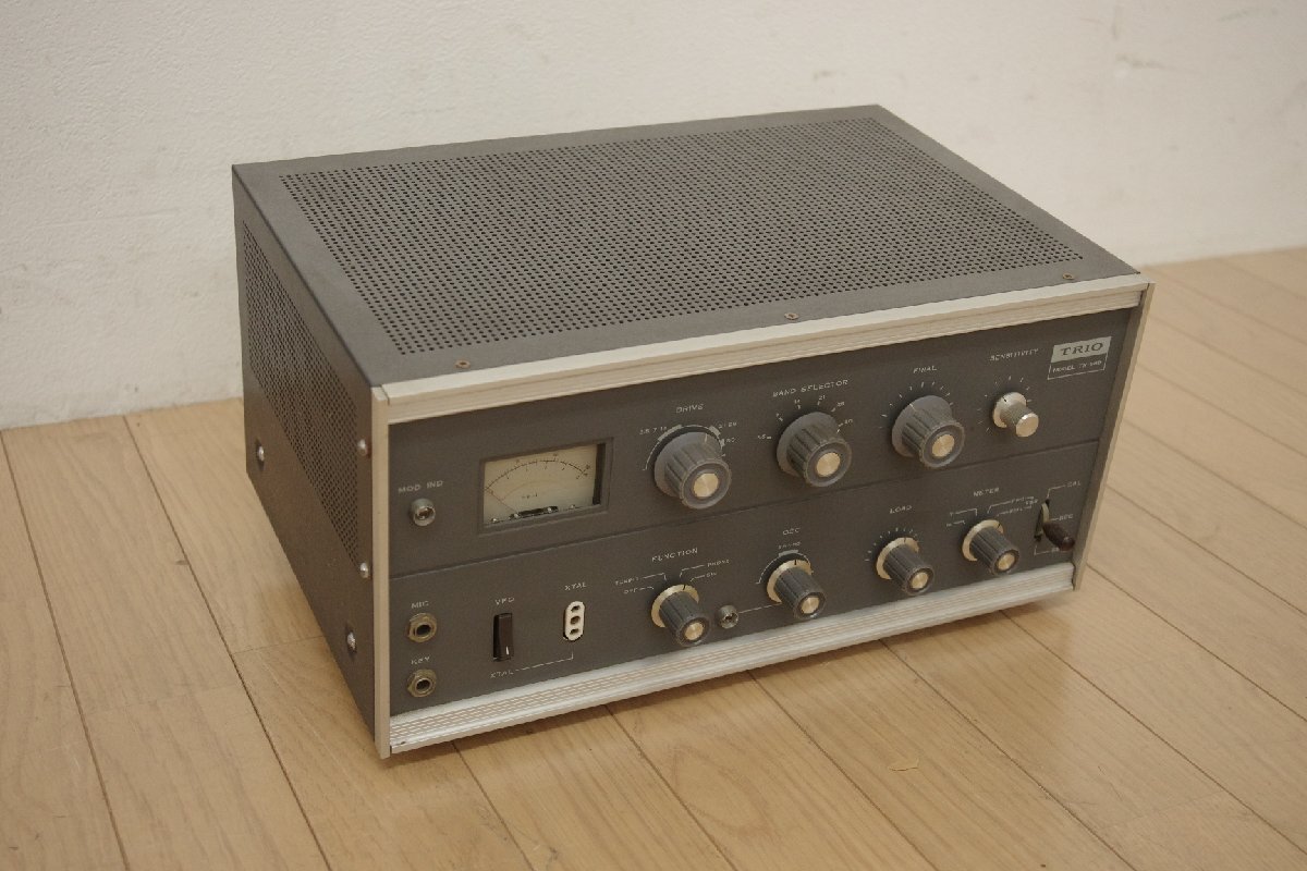  Junk TRIO Trio радиопередатчик TX-88D оригинальная коробка * детали * инструкция имеется радиолюбительская связь электризация * работоспособность не проверялась б/у текущее состояние товар (.)