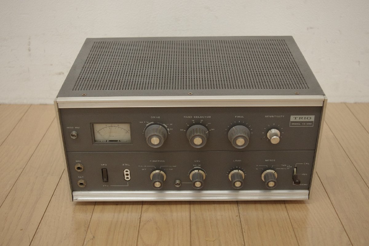  Junk TRIO Trio радиопередатчик TX-88D оригинальная коробка * детали * инструкция имеется радиолюбительская связь электризация * работоспособность не проверялась б/у текущее состояние товар (.)