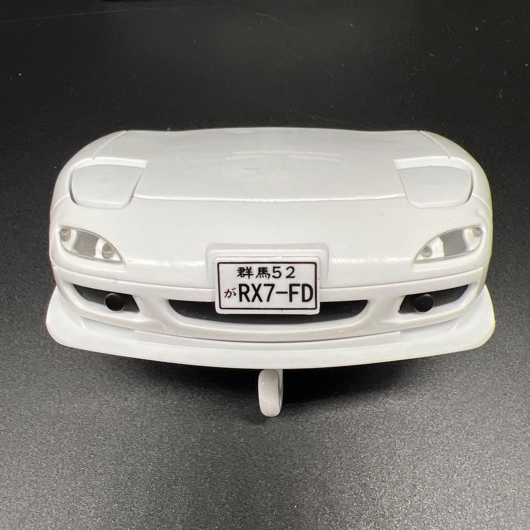 RX-7 FD3S リトラ開閉式 キーハンガー & キーホルダーフック 白 壁掛け　キーケース　マツダ　玄関