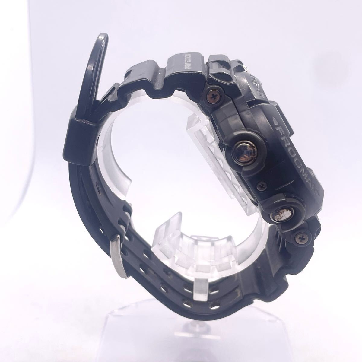 （a477）不動品 ジャンク品 CASIO カシオ G-SHOCK ジーショック DIVER’S WATCH 200M FROGMAN 腕時計 GWF-1000 黒 ブラック