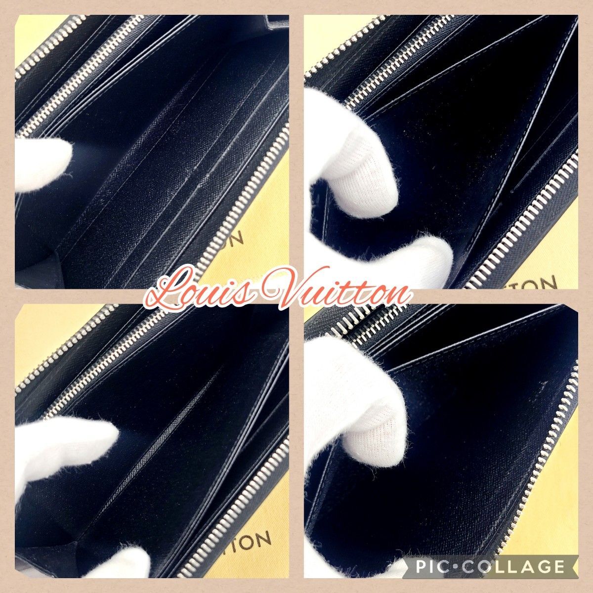 美品 Louis Vuitton ルイヴィトン エピ ジッピーウォレット 長