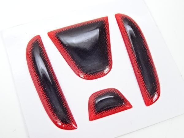 ホンダ　ステアリング ヒート　レッド　エンブレム　シート　カバー　シール　フリード　フリードスパイク　CR-Z_画像2