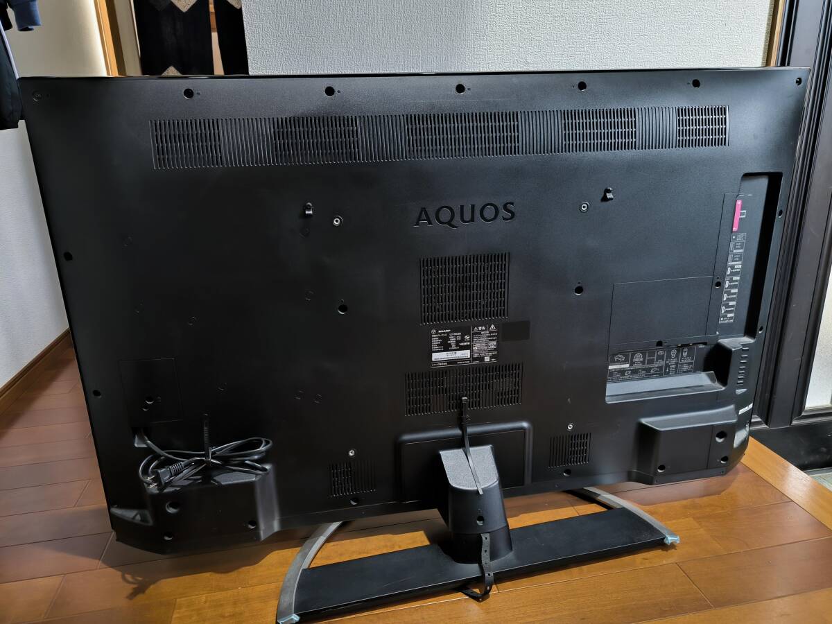 シャープSHARP AQUOS 55型 LC-55US5 バックライト不良ジャンク品 元箱入り 畫面不良以外の動作はOK 宮城から 引取り歓迎