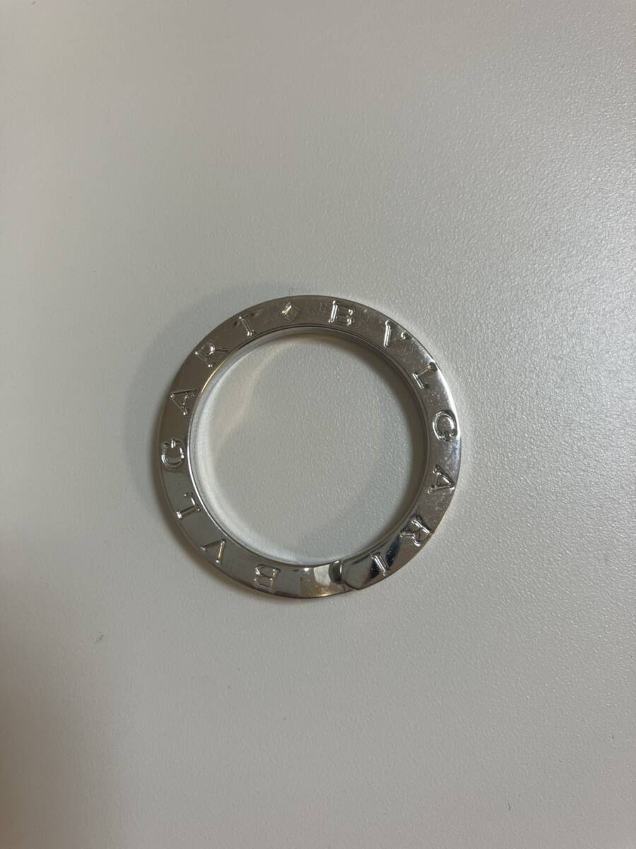 美品 BVLGARI ブルガリ キーリング ペンダントトップ シルバー 925 アクセサリー ネックレストップ キーホルダー