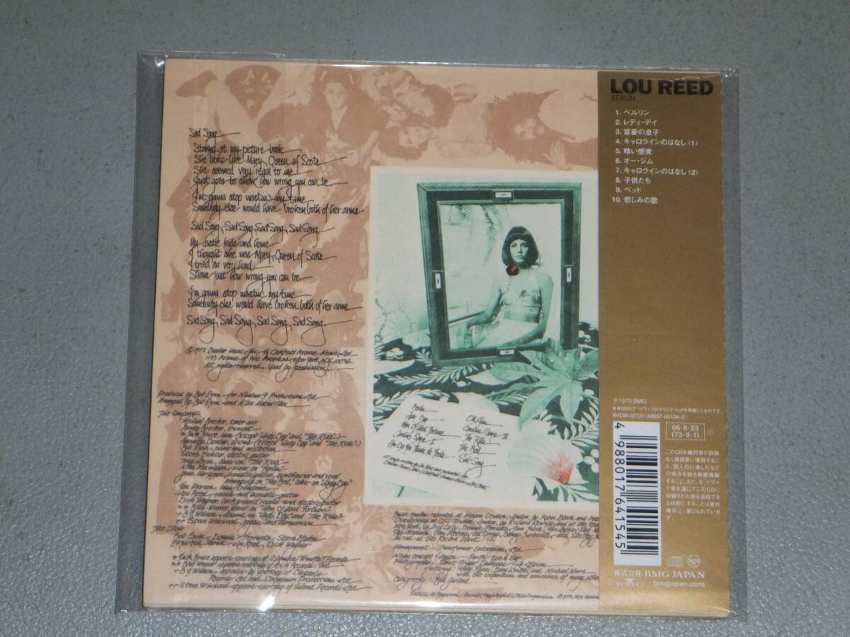 USED★紙ジャケ★廃盤★ベルリン★ルー・リード_画像2