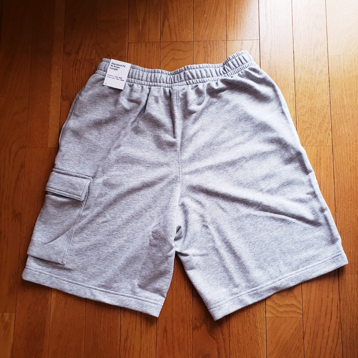NIKE ナイキ ハーフパンツ スウェット グレー ショート カーゴパンツ L 新品】NIKE カーゴ ハーフパンツ Lサイズ グレー フレンチテリー