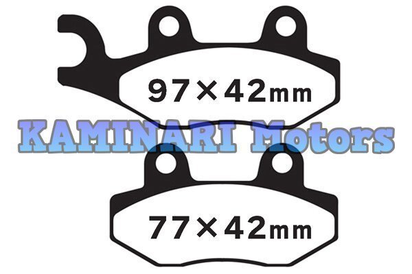 送料格安 TT-R230 TT250R フロントブレーキパッド DT230 ランツァ WR250 YZ250 フロントパッド TT-R250 DT200WR YZ125