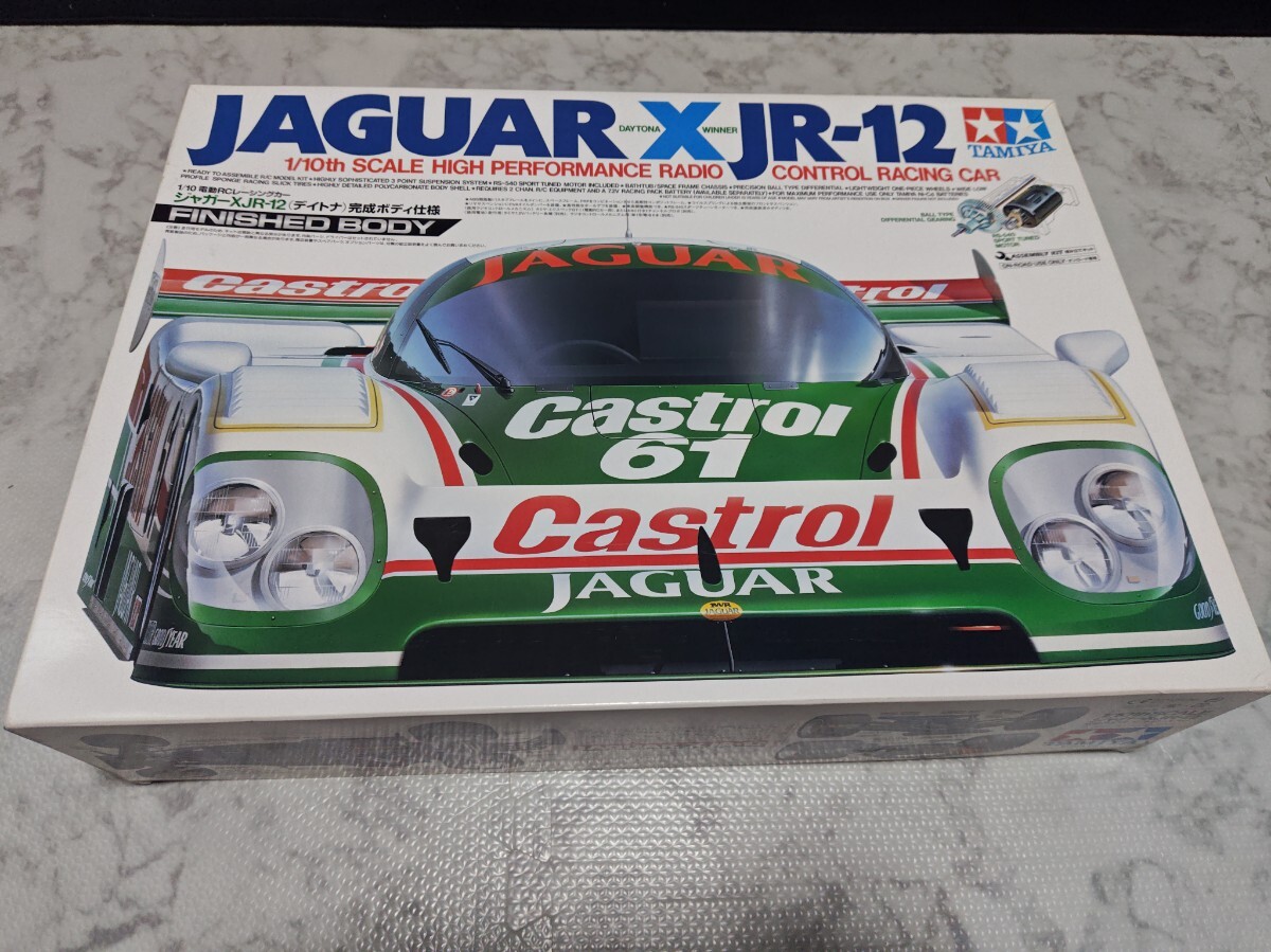 TAMIYA Tamiya 1/10 электрический RC гоночный автомобиль JAGUAR XJR-12 Daytona готовый спецификация кузова 