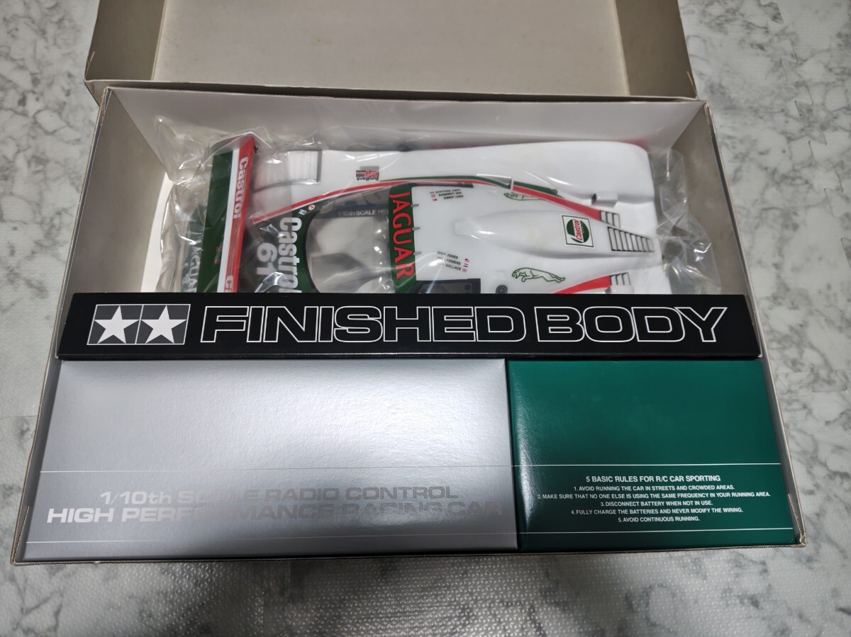 TAMIYA Tamiya 1/10 электрический RC гоночный автомобиль JAGUAR XJR-12 Daytona готовый спецификация кузова 