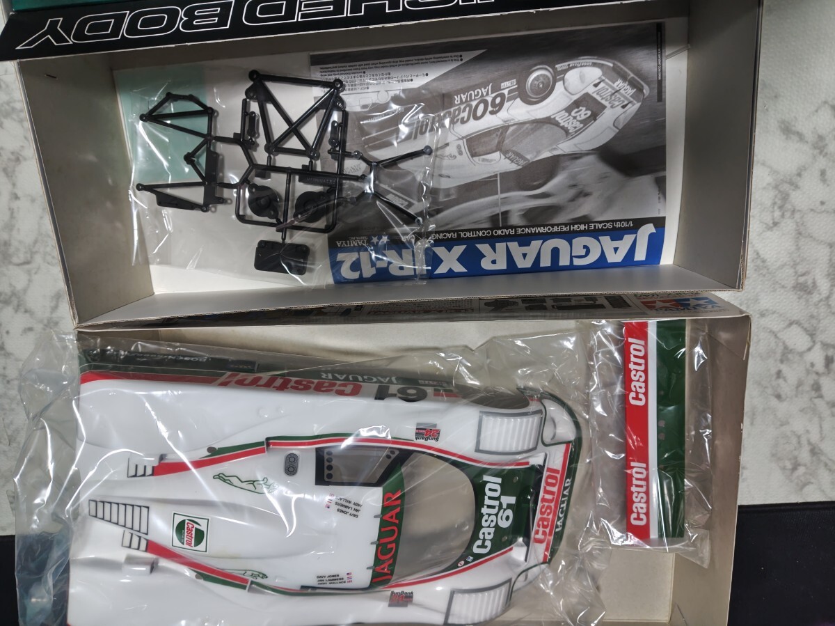 TAMIYA Tamiya 1/10 электрический RC гоночный автомобиль JAGUAR XJR-12 Daytona готовый спецификация кузова 