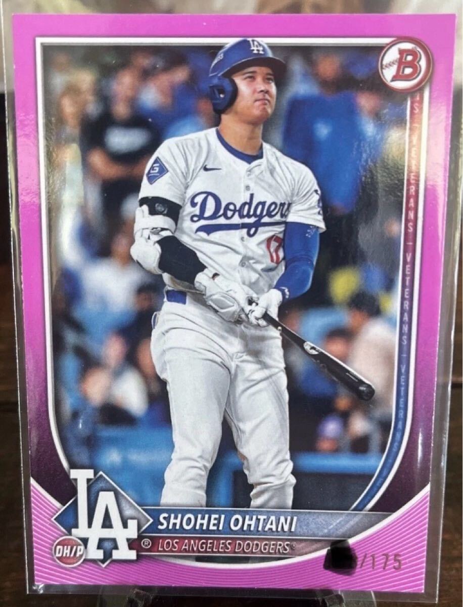 (175枚限定)2025 大谷翔平カードTopps Bowman ピンクボーダー /175 #17