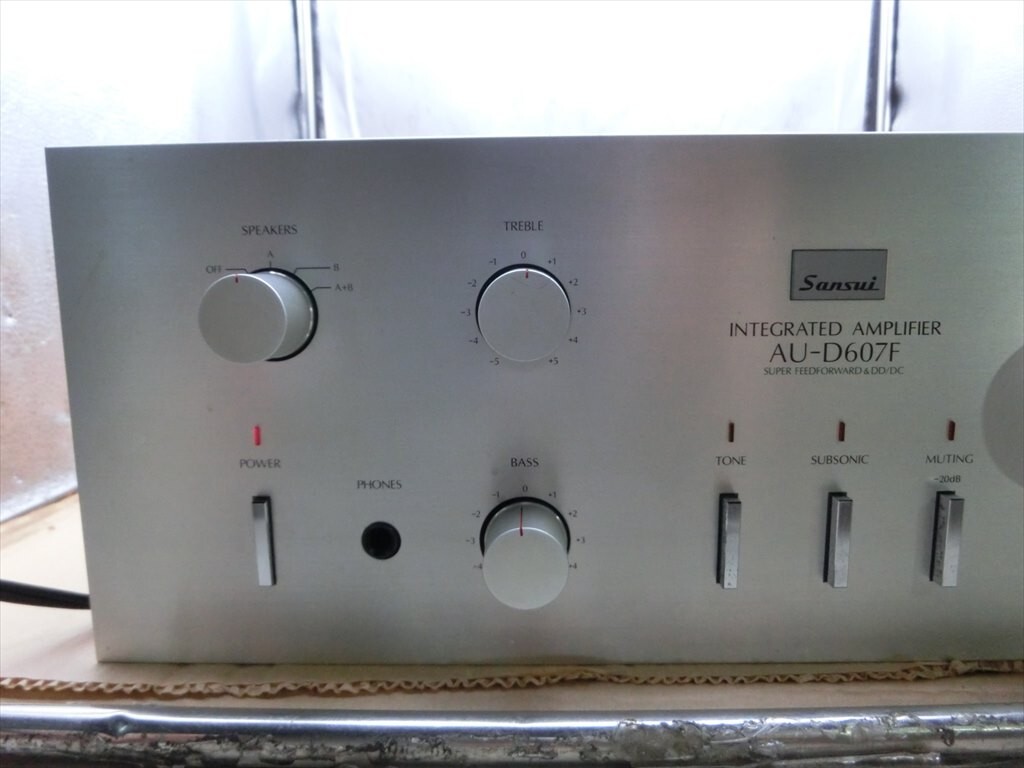 T[5.-65][160 размер ]SANSUI Sansui /AU-D607F основной предусилитель / звуковая аппаратура / электризация возможно /* работоспособность не проверялась 
