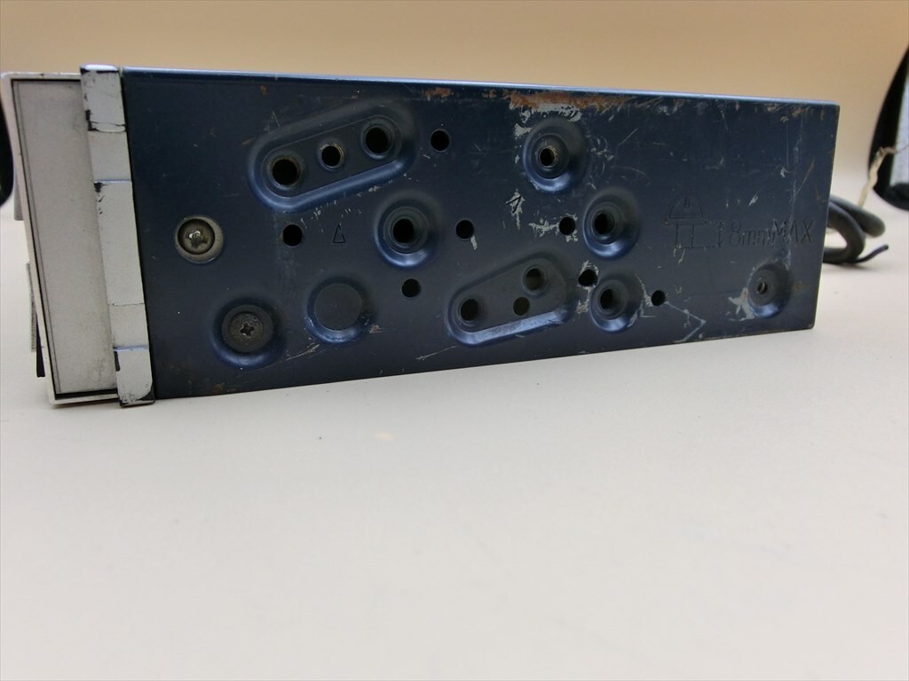 T【オ7-25】【60サイズ】▲KENWOOD ケンウッド/KXC-7580 カーステ テープデッキ/ジャンク扱い/※傷?錆?汚れ有