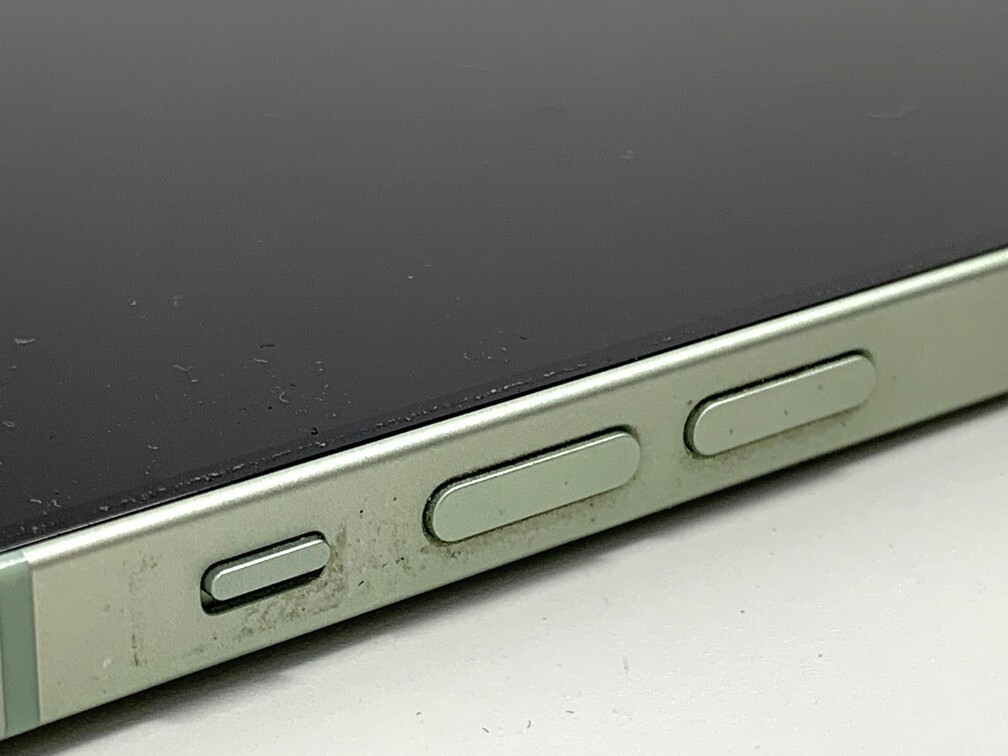 [ первый период . settled ] iPhone12 iPhone 12 Sim свободный 128GB аккумулятор 78% MGHY3J/A Green оттенок зеленого корпус только смартфон мобильный AEN9349GI