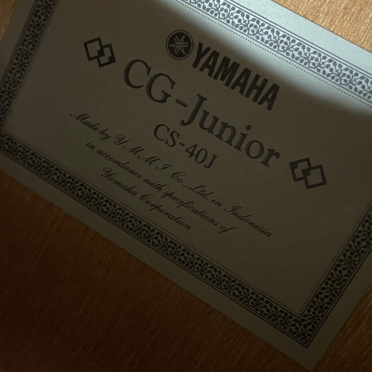 ◆中古品/音出し確認(rèn)済/送料分お客様負(fù)擔(dān)◆YAMAHA ヤマハ CG Junior CS-40J ミニクラシックギター ガットギター X87622NN