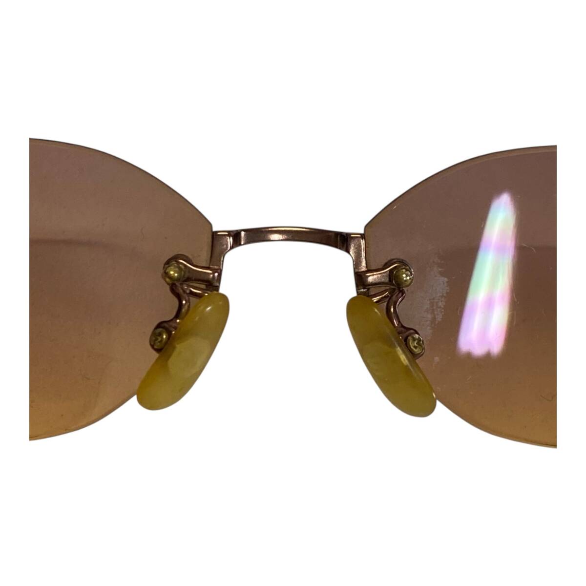 【中古品】 SONIA RYKIEL ソニアリキエル 66-0054 サングラス UV ブラウンカラー系 ケース有 W91537RD