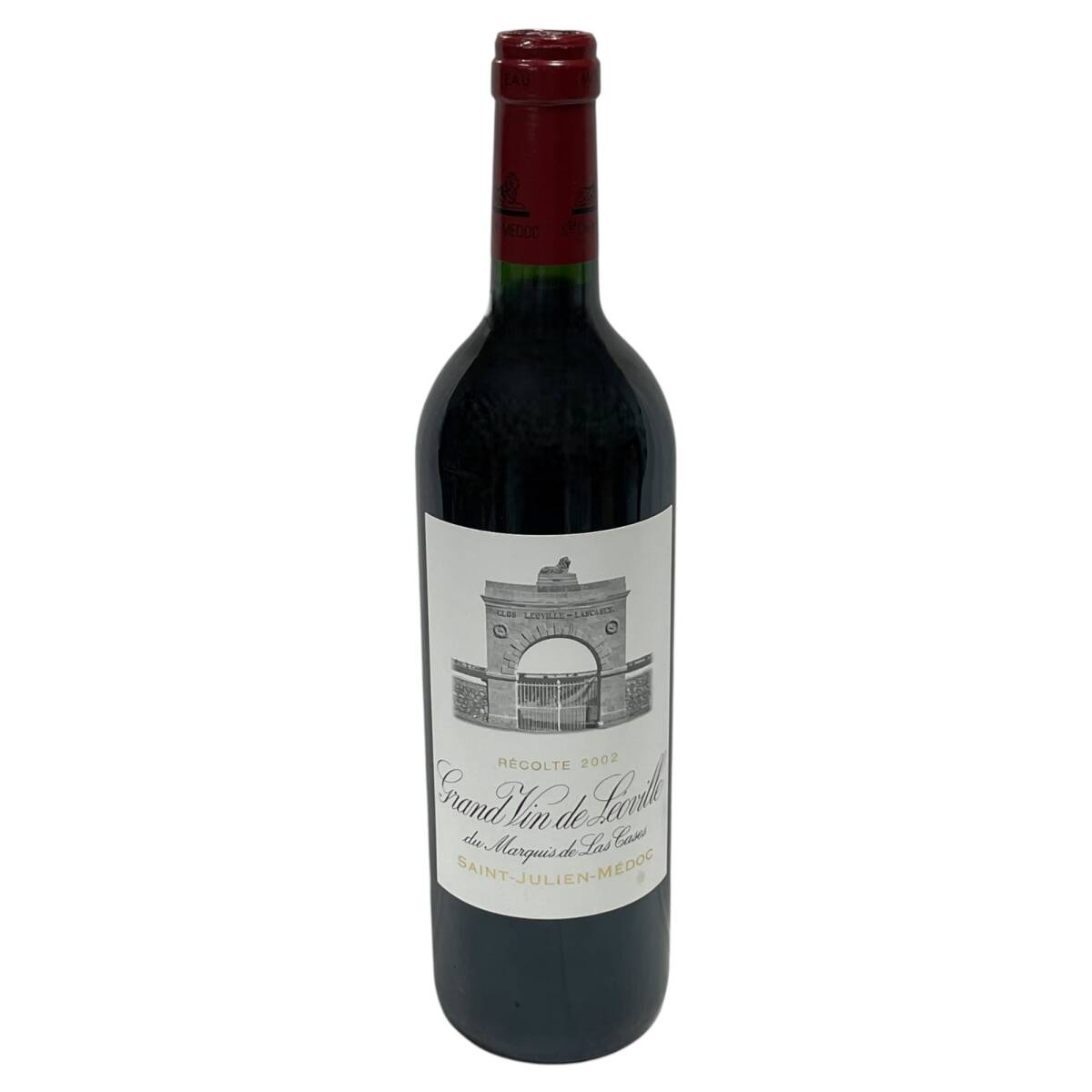 ◆未開(kāi)栓◆ CHATEAU LEOVILLE LAS CASES シャトーレオヴィルラスカーズ 2002 13.5％ 750ml 1299g 赤ワイン 果実酒 お酒 V91821NL
