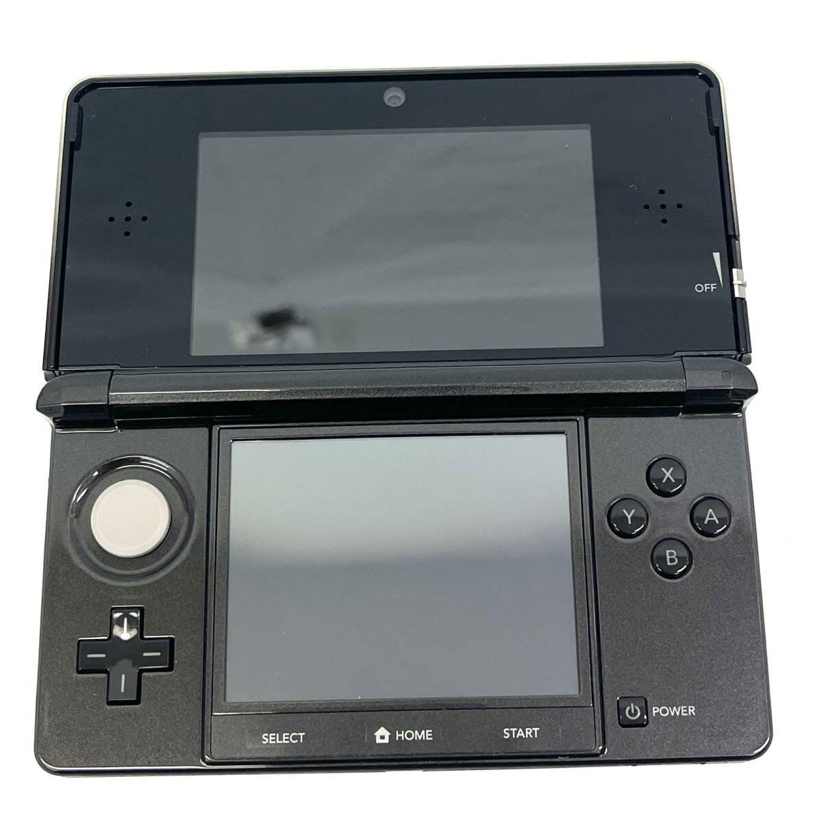 ☆動作確認済☆NINTENDO 3DS CTR-001 任天堂 ニンテンドー コスモブラック 付屬品付 ゲーム（SMR9443SM）