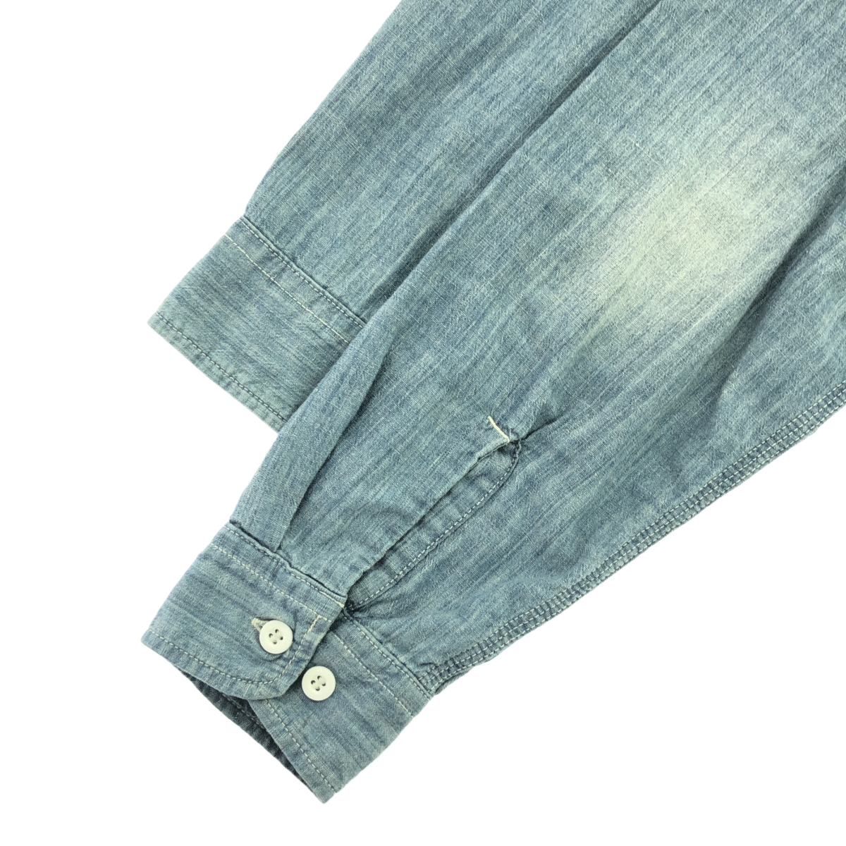 ◎中古品◎ヒステリックグラマー デニムシャツ 長袖 サイズS 青系 tsuEH91104COS