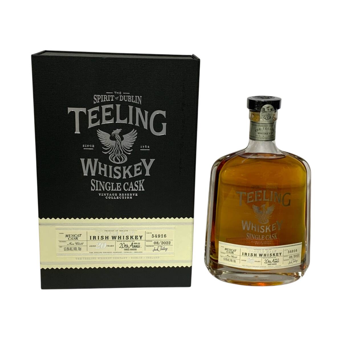 ◆未開栓◆ TEELING ティーリング 20年 MUSCAT CASK マスカットカスク ウイスキー 700ml 53.8％ シングルモルト 箱付 P92493NL