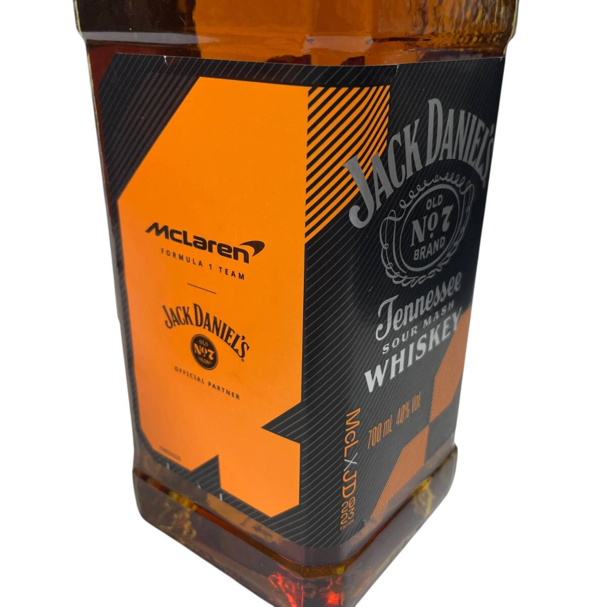 ◆未開栓◆Jack Daniel's ジャックダニエル ブラック マクラーレン 2023エディション 40度 700ml 1139g 2本 Q92811NL