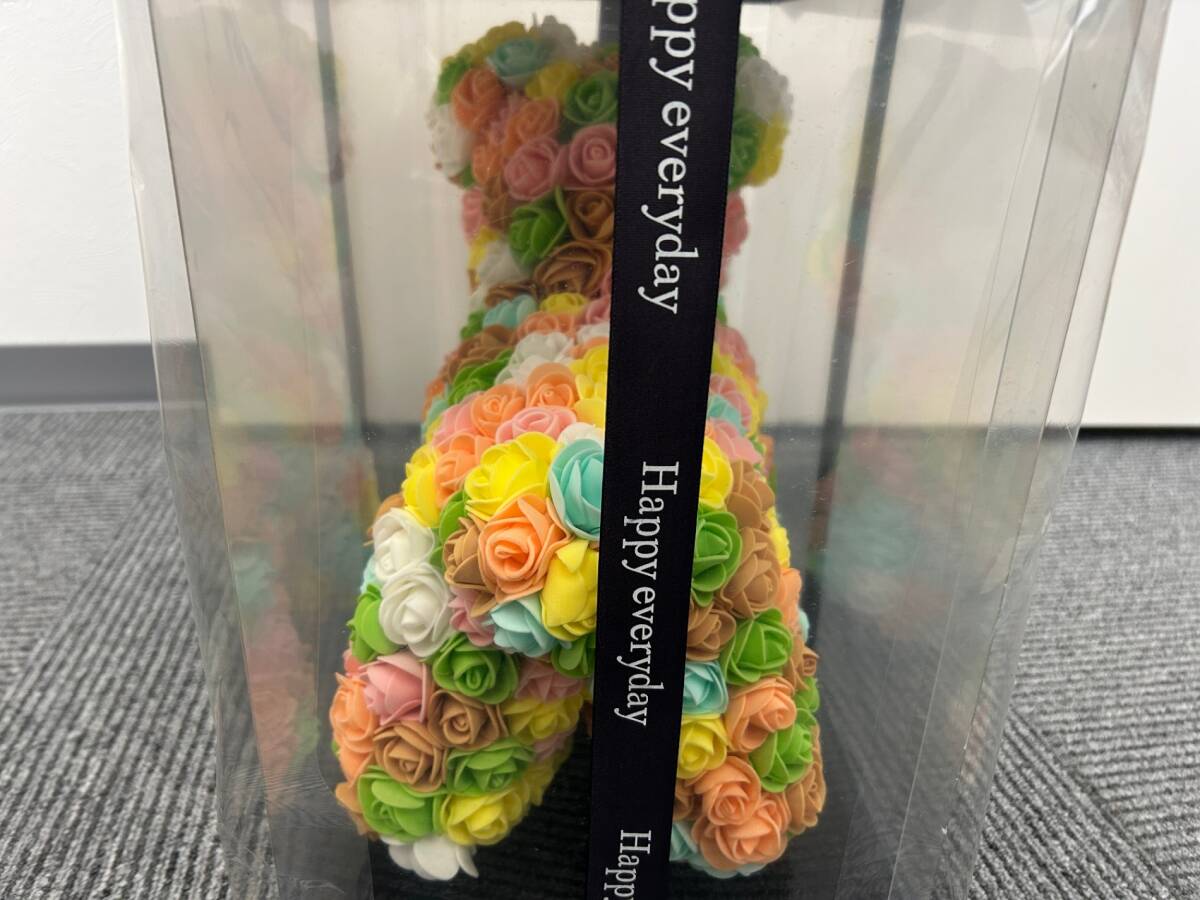 【未開封】 ローズドッグ フラワードッグ 造花 犬 カラフル 薔薇 バラ 置物 (FTM167FT)_画像5