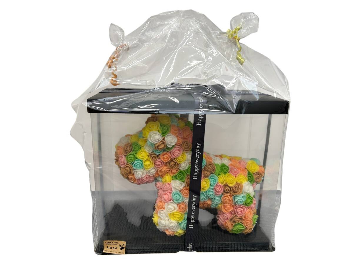 【未開封】 ローズドッグ フラワードッグ 造花 犬 カラフル 薔薇 バラ 置物 (FTM167FT)_画像7