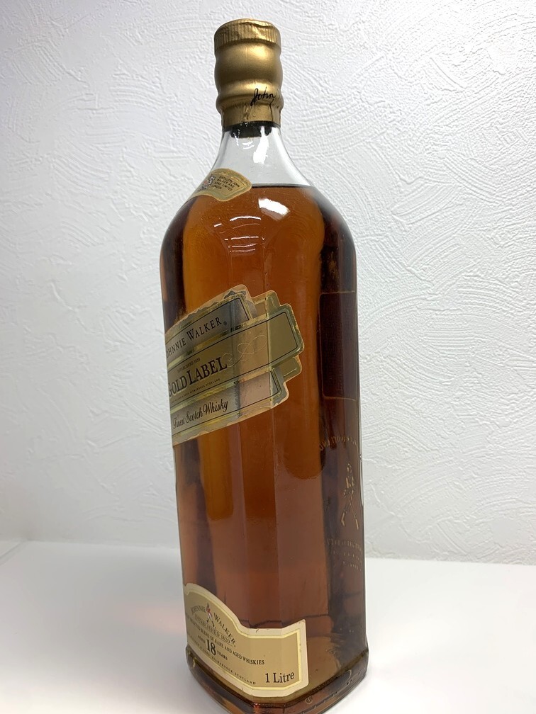 【未開栓】Johnnie Walker GOLD LABEL ジョニーウォーカー ゴールドラベル 18年1000ml 43％ スコッチウイスキー GIN52343