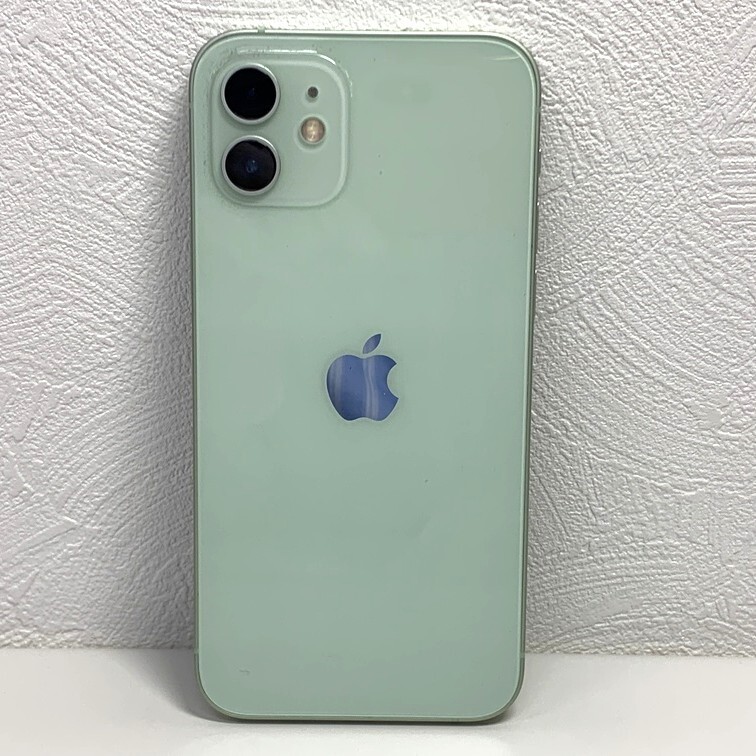 [ первый период . settled ] iPhone12 iPhone 12 Sim свободный 128GB аккумулятор 78% MGHY3J/A Green оттенок зеленого корпус только смартфон мобильный AEN9349GI