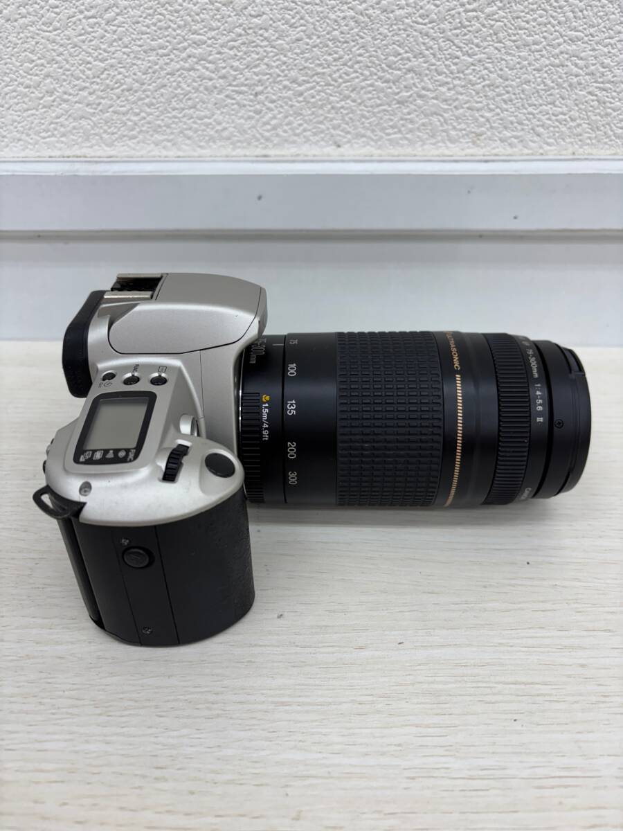 【中古品】動作未確認品　Canon キャノン EOS KISSフィルムカメラ 一眼レフ カメラ　レンズ 2點まとめ売りセット IST1606Y