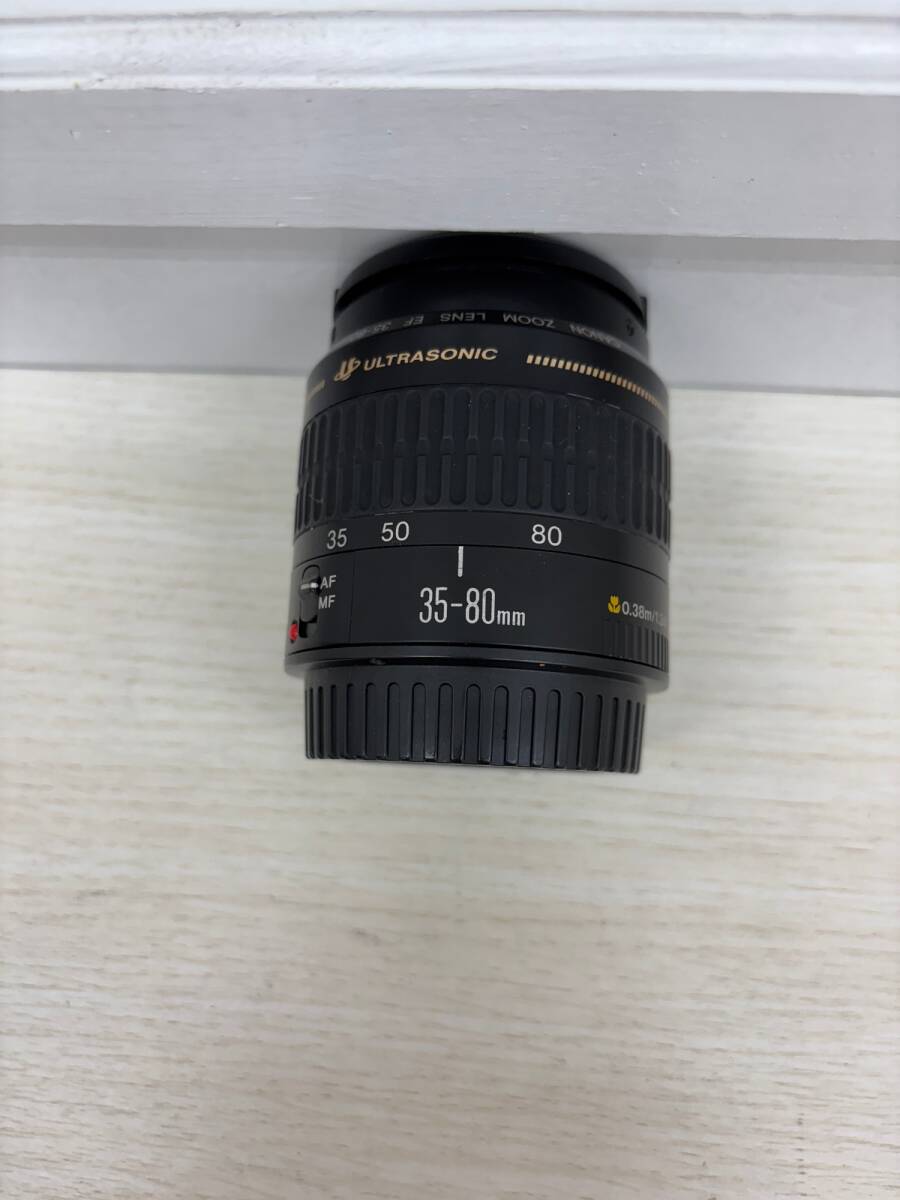 【中古品】動作未確認品　Canon キャノン EOS KISSフィルムカメラ 一眼レフ カメラ　レンズ 2點まとめ売りセット IST1606Y